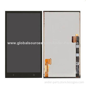 For HTC ONE/M7/801E LCD with Digitizer assembly, Black, China wholesale, Big discount for bulk order